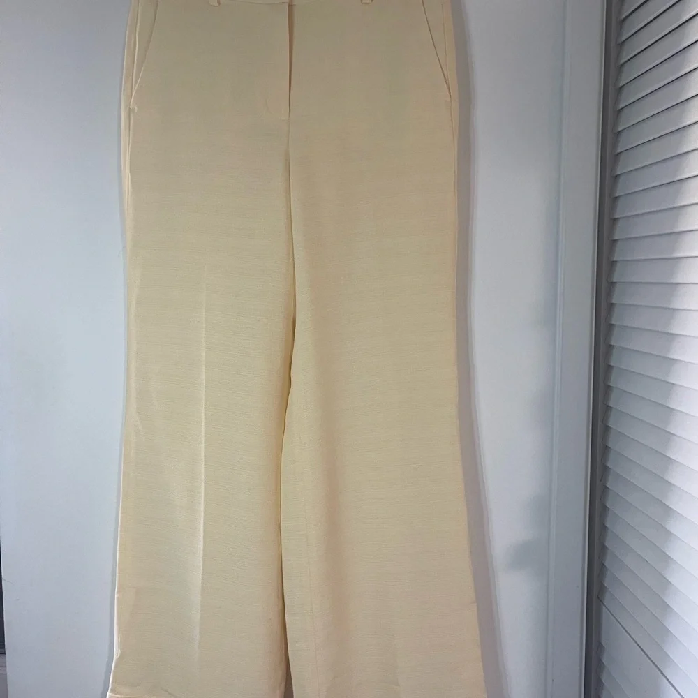 Elegant Cream Women's Pants